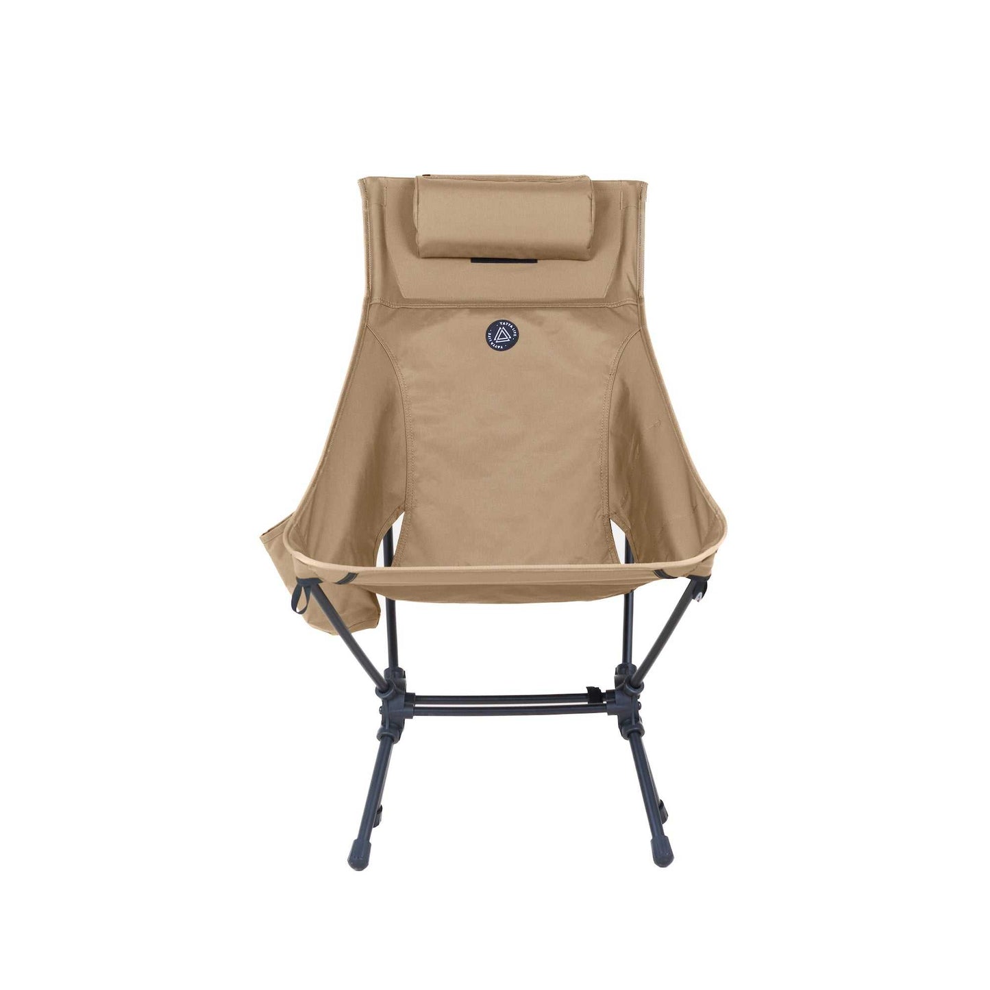 High Back Ultralight Folding Camping Chairs With Storage Pouches