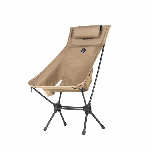 High Back Ultralight Folding Camping Chairs With Storage Pouches