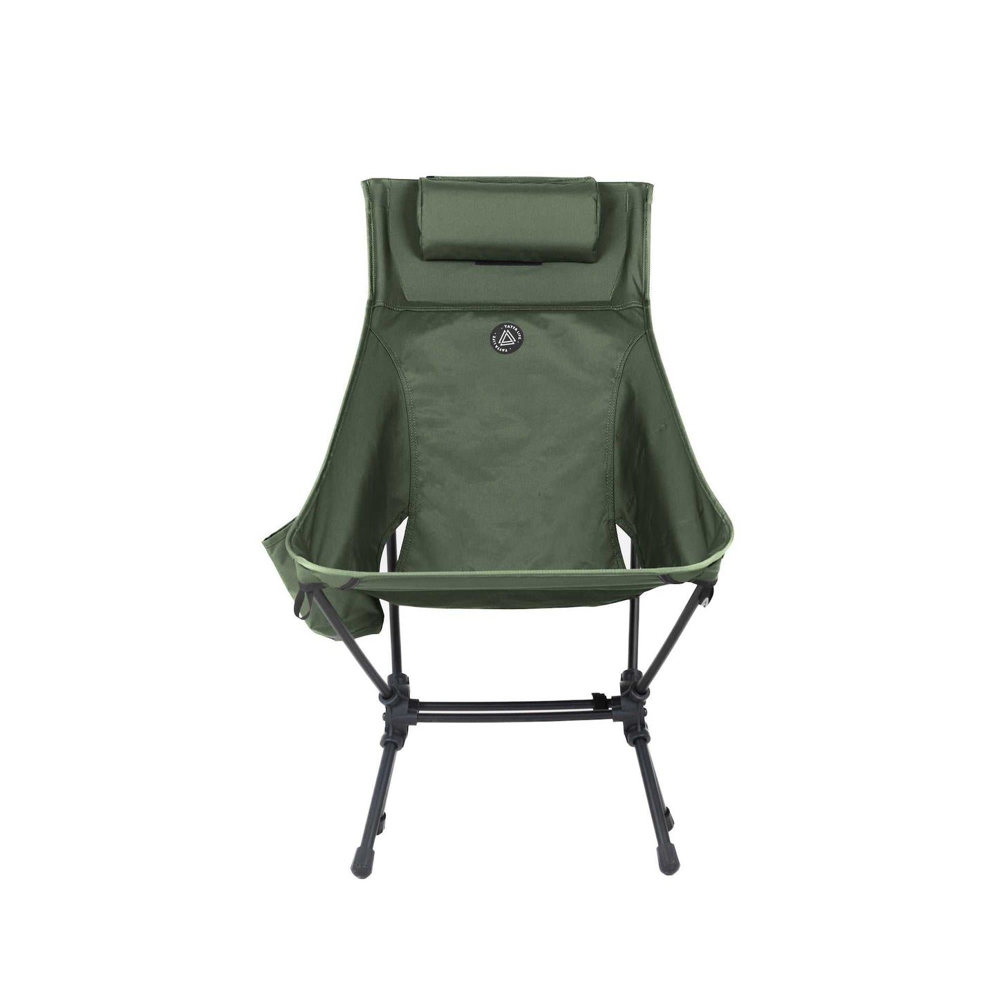 High Back Ultralight Folding Camping Chairs With Storage Pouches