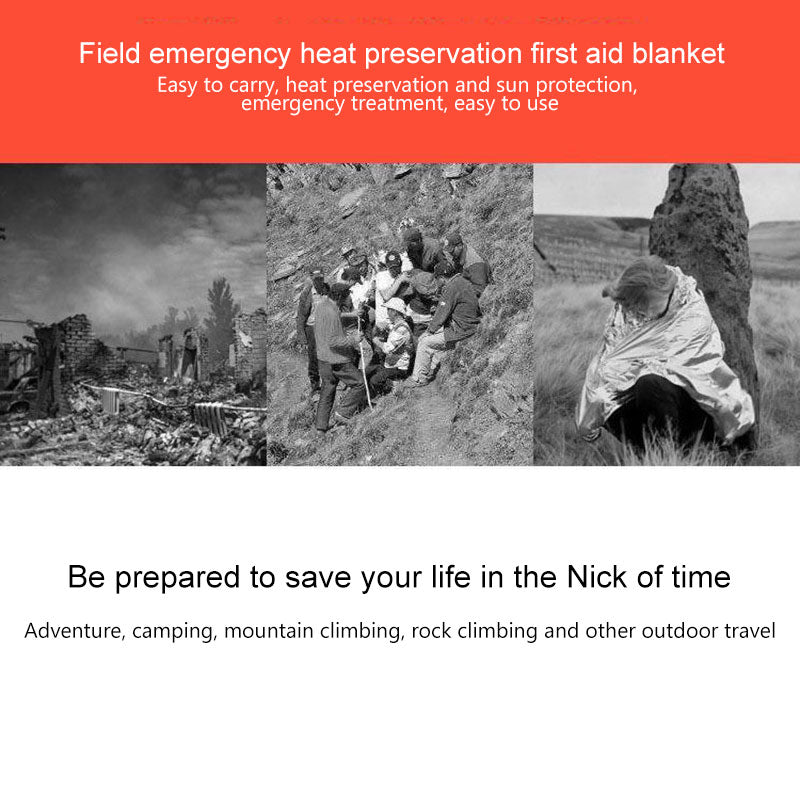 Outdoor Emergency Sleeping Bag Camping First Aid